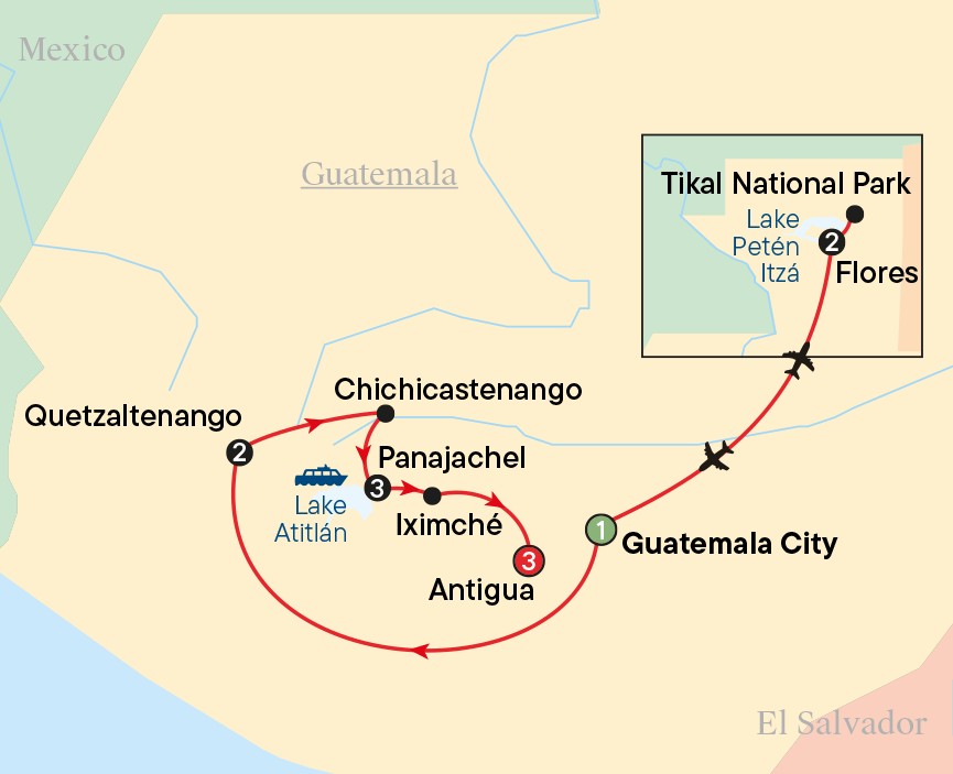 Map - Guatemala Explorer